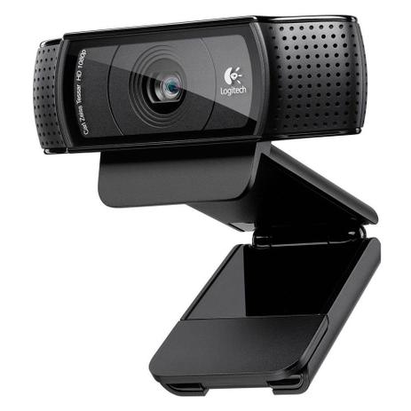 Web CAM Logitech C920 PRO HD 1080P com Microfone Preto Menor preço em Web CAM Logitech C920 PRO HD 1080P com Microfone Preto