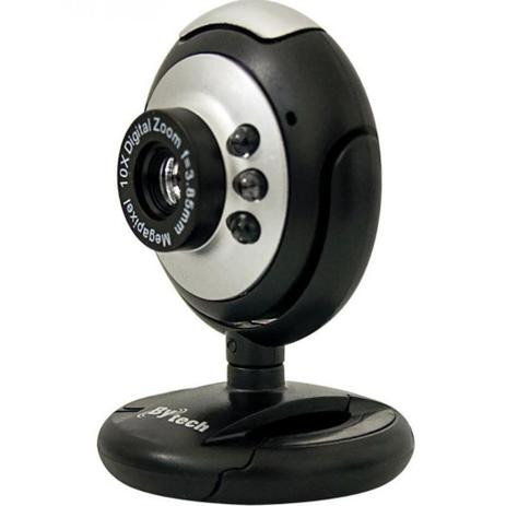 Webcam 1.3 Megapixels com Microfone Embutido - Bytech Menor preço em Webcam 1.3 Megapixels com Microfone Embutido - Bytech
