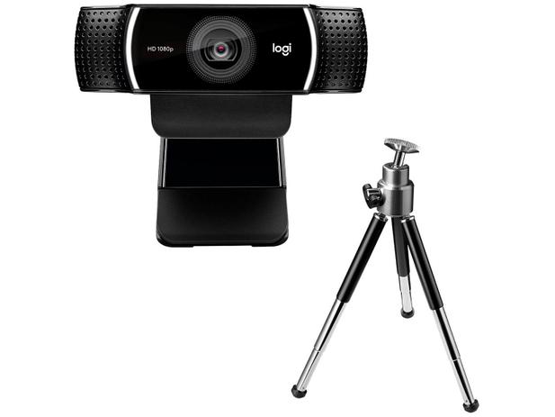 Webcam Full HD Logitech Pro Stream C922 - com Microfone Menor preço em Webcam Full HD Logitech Pro Stream C922 - com Microfone
