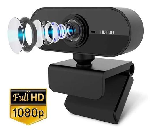 Webcam FullHD 1080P Microfone Câmera Usb De Computador Pronta Entrega Novo - LXSHOP Menor preço em Webcam FullHD 1080P Microfone Câmera Usb De Computador Pronta Entrega Novo - LXSHOP