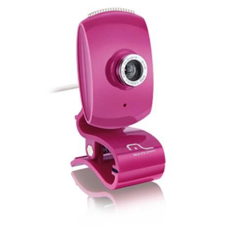 Webcam Multilaser Facelook Com Microfone Usb Rosa Menor preço em Webcam Multilaser Facelook Com Microfone Usb Rosa