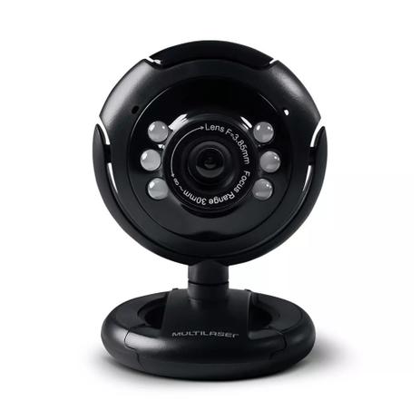 Webcam Multilaser Nightvision WC045, Plug Play, 16 MP, Microfone, USB - Preto Menor preço em Webcam Multilaser Nightvision WC045, Plug Play, 16 MP, Microfone, USB - Preto