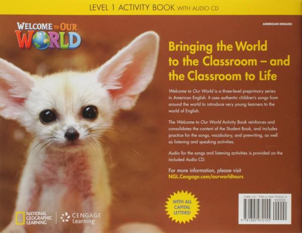 Welcome To Our World 1 - Activity Book + Audio Cd - All Caps - Cengage (elt) Menor preço em Welcome To Our World 1 - Activity Book + Audio Cd - All Caps - Cengage (elt)