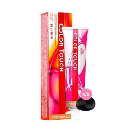Wella Color Touch 4/0 Castanho Médio - Tonalizante 60Ml Menor preço em Wella Color Touch 4/0 Castanho Médio - Tonalizante 60Ml