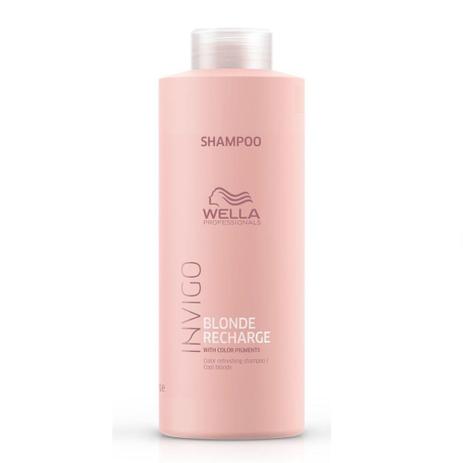 Wella Professionals - Invigo - Blonde Recharge Shampoo 1000 ml - Wella Profissional é boa?