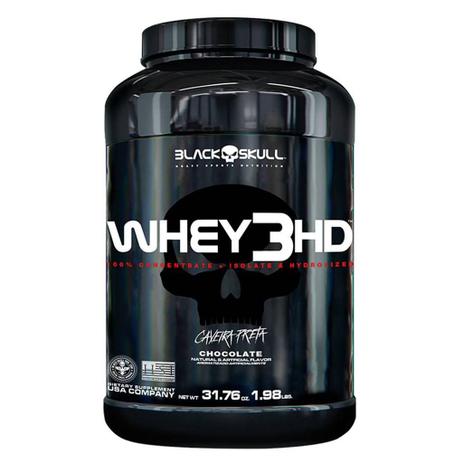 Whey 3HD - 1,8 Kg - Black skull Menor preço em Whey 3HD - 1,8 Kg - Black skull