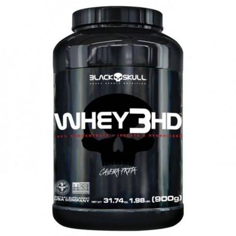 Whey 3HD - 900g Baunilha - Black Skull Menor preço em Whey 3HD - 900g Baunilha - Black Skull