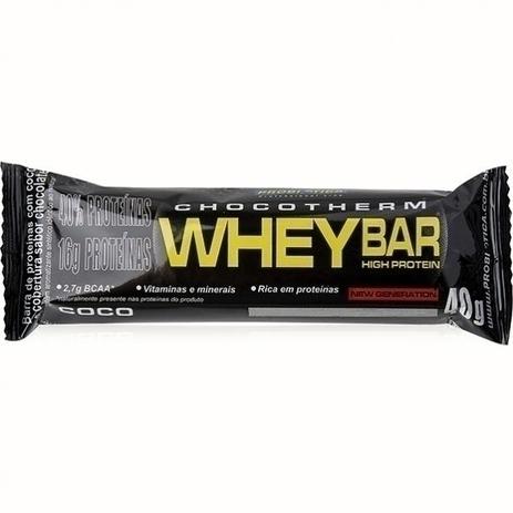 Whey Bar High Protein, Coco 40g - Probiótica Menor preço em Whey Bar High Protein, Coco 40g - Probiótica