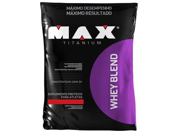 Whey Blend 2kg Refil Chocolate - Max Titanium - MAX TITANIUM Menor preço em Whey Blend 2kg Refil Chocolate - Max Titanium - MAX TITANIUM