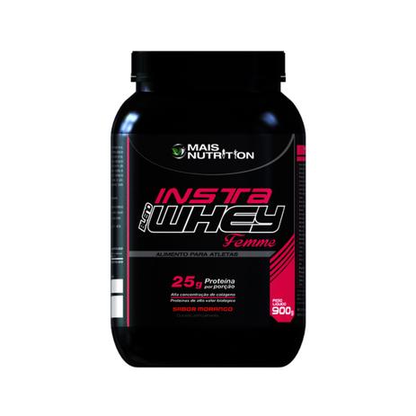 Whey Blend 900 gramas 900g sabor Morango - Mais nutrition Menor preço em Whey Blend 900 gramas 900g sabor Morango - Mais nutrition