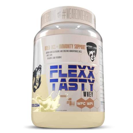 Whey Flexx Tasty 907g Under Labz Menor preço em Whey Flexx Tasty 907g Under Labz