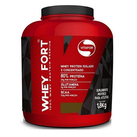 Whey Fort 1,8 kg - Vitafor Menor preço em Whey Fort 1,8 kg - Vitafor