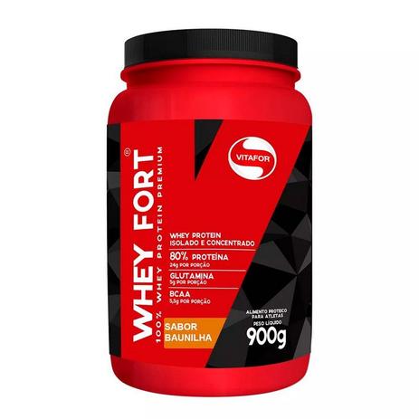 Whey Fort - 900 Gramas - Vitafor Menor preço em Whey Fort - 900 Gramas - Vitafor