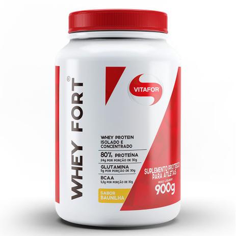 Whey Fort Baunilha - Vitafor Menor preço em Whey Fort Baunilha - Vitafor