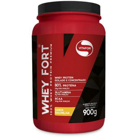 Whey Fort Vitafor 900g Baunilha Menor preço em Whey Fort Vitafor 900g Baunilha