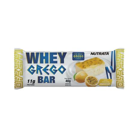 Whey Grego Bar - 40g - Nutrata Menor preço em Whey Grego Bar - 40g - Nutrata