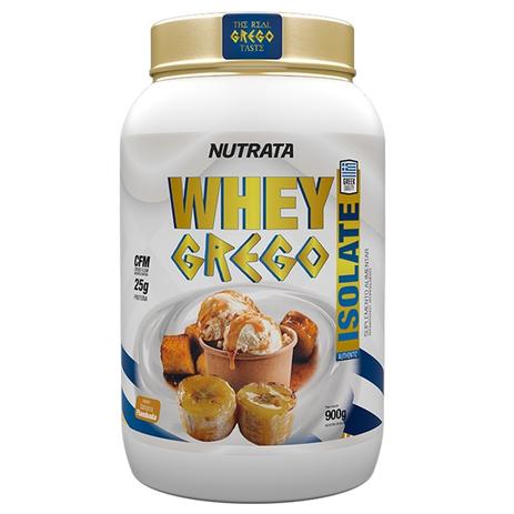 Whey Grego Isolate 900g - Nutrata Menor preço em Whey Grego Isolate 900g - Nutrata