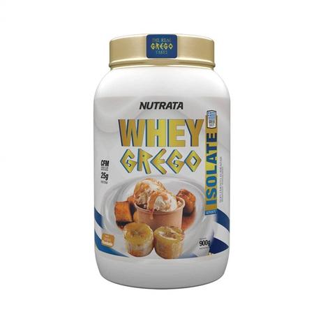 WHEY GREGO ISOLATE NUTRATA 900g - BANANA FLAMBADA Menor preço em WHEY GREGO ISOLATE NUTRATA 900g - BANANA FLAMBADA