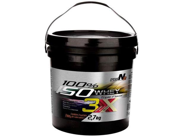 Whey Isolado 100% Iso Whey 3X 2,7Kg - ProN2