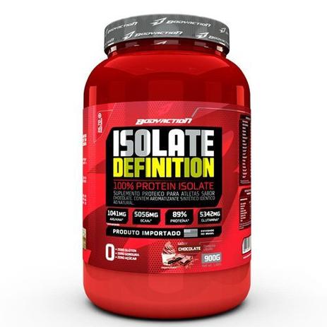 Whey Isolate Definition - 900g Chocolate - BodyAction Menor preço em Whey Isolate Definition - 900g Chocolate - BodyAction