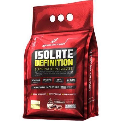 Whey Isolate Definition - Refil 1800g Chocolate - BodyAction Menor preço em Whey Isolate Definition - Refil 1800g Chocolate - BodyAction