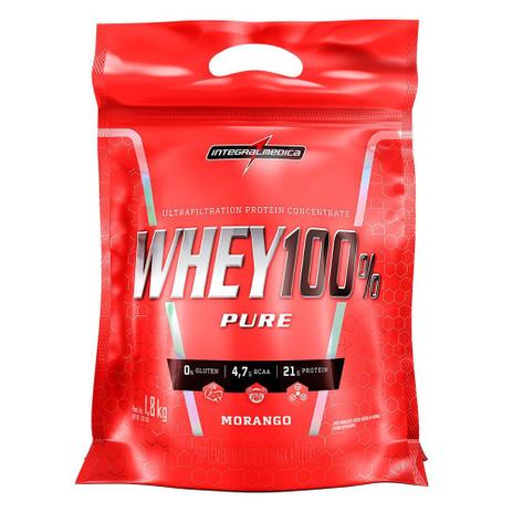 Whey Protein 100% Super Pure 1,8 Kg Body Size Refil - IntegralMédica Menor preço em Whey Protein 100% Super Pure 1,8 Kg Body Size Refil - IntegralMédica