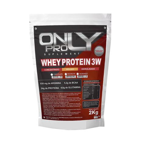 Whey Protein 3w 2kg - OnlyPro Menor preço em Whey Protein 3w 2kg - OnlyPro
