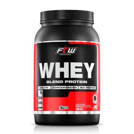 Whey Protein 40 Blend FTW Sabor Morango - 900g Menor preço em Whey Protein 40 Blend FTW Sabor Morango - 900g