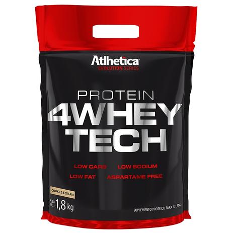 Whey Protein 4W Tech 1,8KG Atlhetica Menor preço em Whey Protein 4W Tech 1,8KG Atlhetica