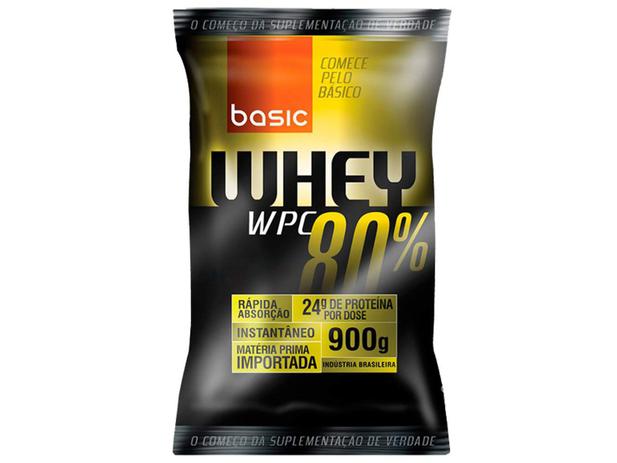 Whey Protein 80% 900g Chocolate - Basic Nutrition
