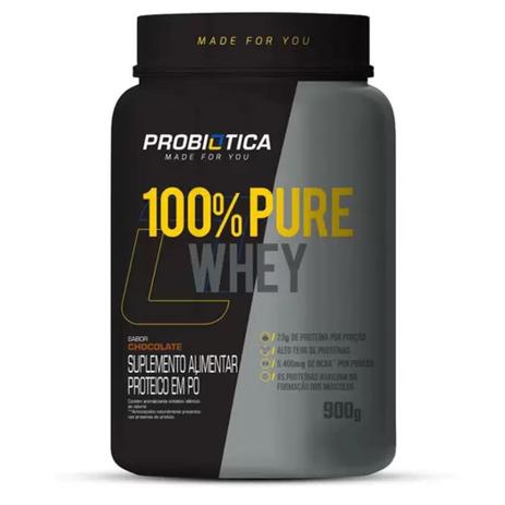 Menor preço em Whey Protein Concentrado Probiótica 100% Pure Whey - 900g