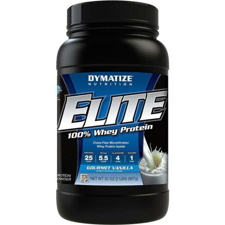 Whey Protein Elite 100 907g (2 LBS) - Dymatize Nutrition Menor preço em Whey Protein Elite 100 907g (2 LBS) - Dymatize Nutrition