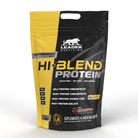 Whey Protein Hi Blend 1.8kg Leader Nutrition - Brownie de Chocolate Menor preço em Whey Protein Hi Blend 1.8kg Leader Nutrition - Brownie de Chocolate
