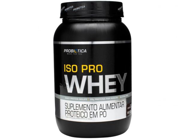 Whey Protein Isolado Probiótica Iso Pro 900g - Chocolate Menor preço em Whey Protein Isolado Probiótica Iso Pro 900g - Chocolate