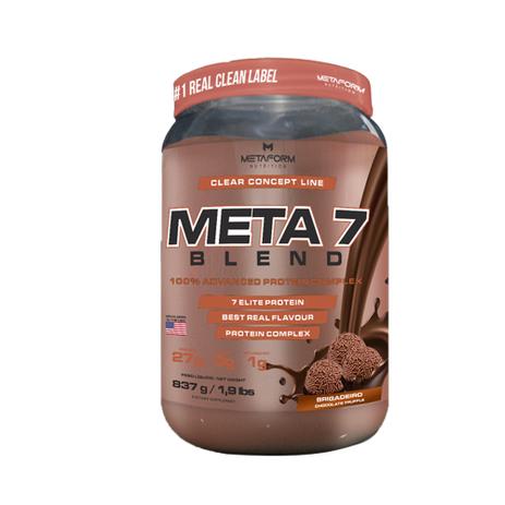 Whey Protein Meta 7 Blend Brigadeiro 837g Metaform Menor preço em Whey Protein Meta 7 Blend Brigadeiro 837g Metaform