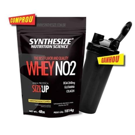 Whey Protein No2 1,8kg - Synthesize + Coqueteleira Menor preço em Whey Protein No2 1,8kg - Synthesize + Coqueteleira