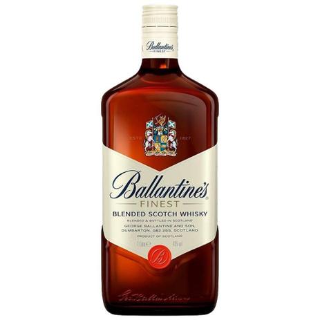 Whisky Ballantine's Finest Blended Escocês 1 Litro - Ballantines