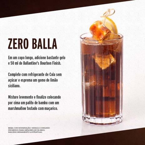 Whisky Ballantines American Barrel Blended Escocês - 750ml