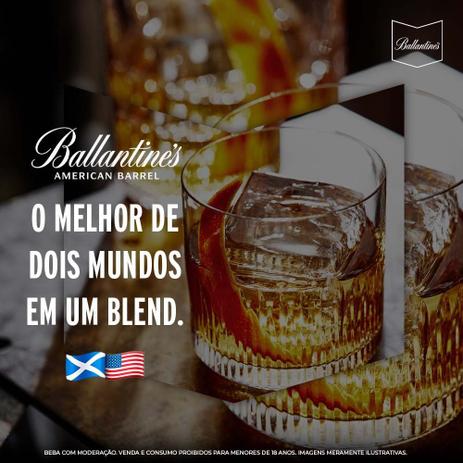 Whisky Ballantines American Barrel Blended Escocês - 750ml