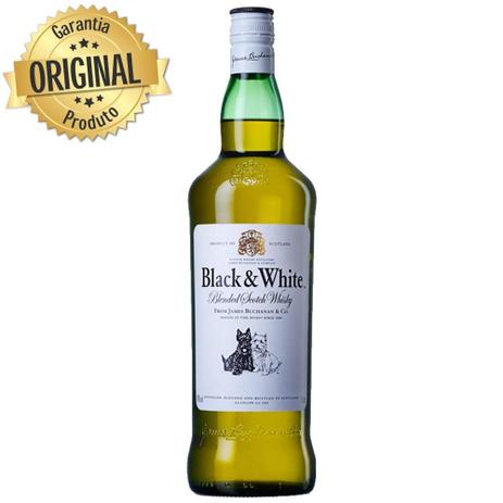 Whisky Black White 8 Anos Escocês - 1L Menor preço em Whisky Black White 8 Anos Escocês - 1L