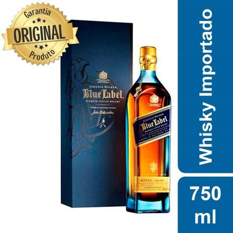 Whisky Escocês Blue Label Garrafa 750ml - Johnnie Walker Menor preço em Whisky Escocês Blue Label Garrafa 750ml - Johnnie Walker