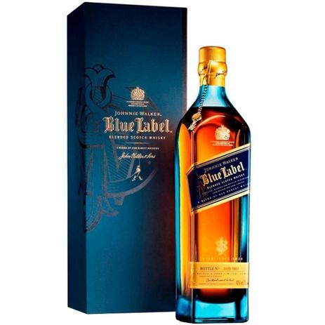 Whisky Escocês Johnnie Walker Blue Label Garrafa - 750ml Menor preço em Whisky Escocês Johnnie Walker Blue Label Garrafa - 750ml