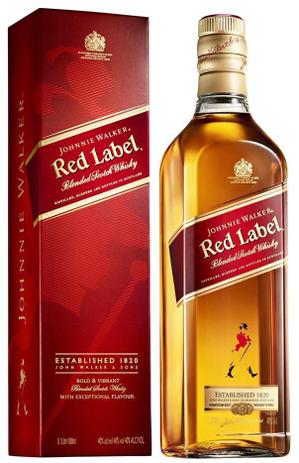 Whisky Escocês Johnnie Walker Red Label 1000ml Menor preço em Whisky Escocês Johnnie Walker Red Label 1000ml