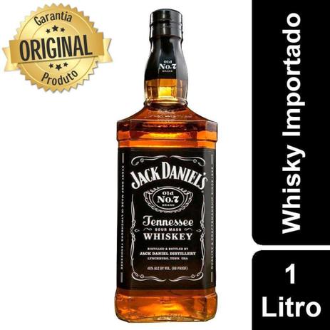 Whisky Jack Daniel's Importado Old N7 1 Litro Lacrado - Jack Daniels Menor preço em Whisky Jack Daniel's Importado Old N7 1 Litro Lacrado - Jack Daniels