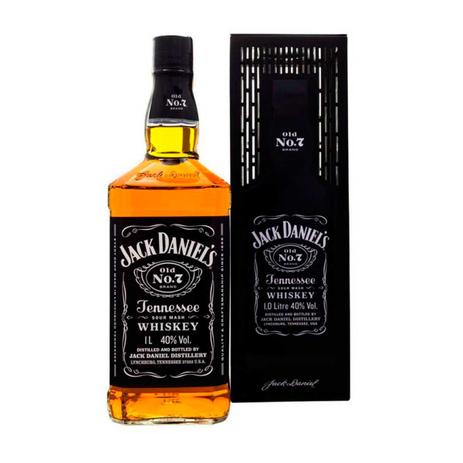Whisky Jack Daniel's Old Nº7 Tennessee 1L com Lata Menor preço em Whisky Jack Daniel's Old Nº7 Tennessee 1L com Lata