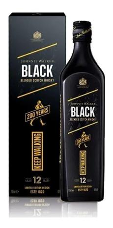 Whisky Johnnie Walker Black Label 12 anos1Lt - edição limitada 200 anos Menor preço em Whisky Johnnie Walker Black Label 12 anos1Lt - edição limitada 200 anos