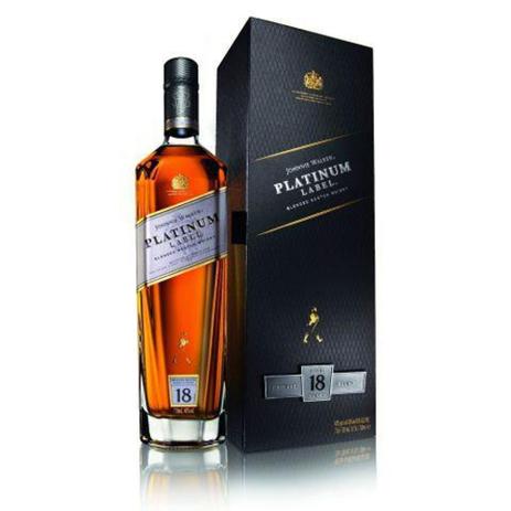 Whisky Johnnie Walker Platinum Label 750ml Menor preço em Whisky Johnnie Walker Platinum Label 750ml