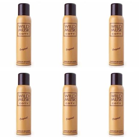 Wild Musk Desodorante Aerosol 132ml (Kit C/06) Menor preço em Wild Musk Desodorante Aerosol 132ml (Kit C/06)