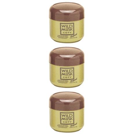 Wild Musk Desodorante Creme 55g (Kit C/03) Menor preço em Wild Musk Desodorante Creme 55g (Kit C/03)