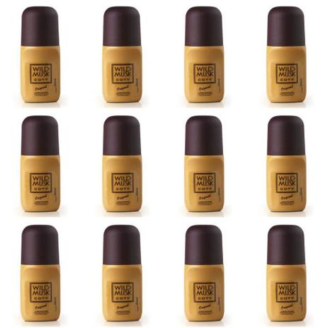 Wild Musk Desodorante Rollon 50ml (Kit C/12) Menor preço em Wild Musk Desodorante Rollon 50ml (Kit C/12)